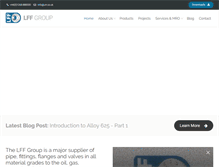 Tablet Screenshot of lff-group.com